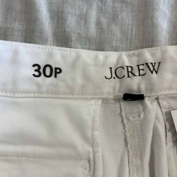 J. Crew Wide leg Essential Jeans in white Size 30 Petite - Picture 6 of 10